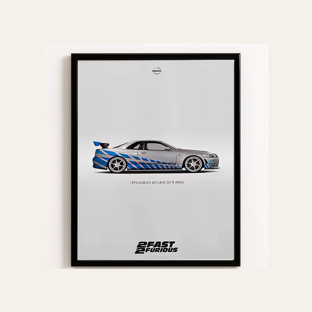 Skyline Blue Spirit Print